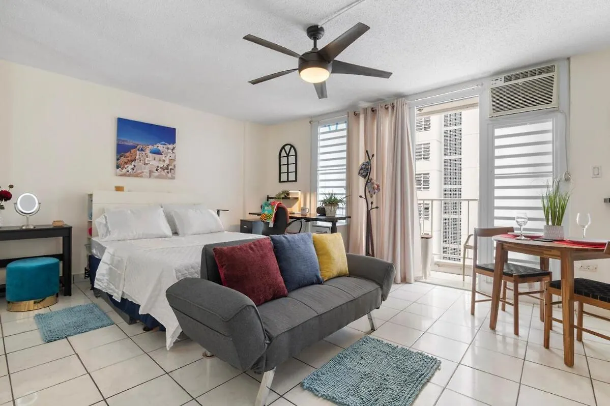 Apartamento Studio 3 Minutes To The Airport Free Parking Pool San Juan Porto Rico